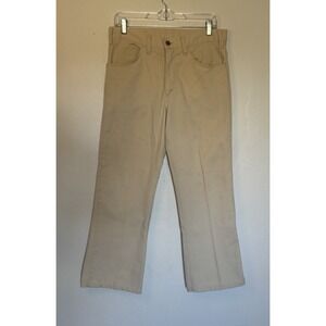 Vintage Levis Pants Mens 30x29 Beige Sta Prest Big E